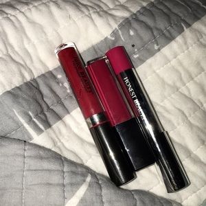 3 lipsticks/lipgloss